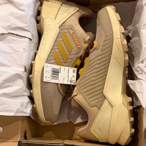 adidas Terrex Men's Trail Shoes in Beige and Yellow Accent